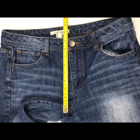 Life in Progress distressed fold up capri jean 27 - Picture 6 of 7